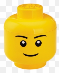 Lego Storage Head Boy - Lego Storage Head Emoji,Viking Emoticon