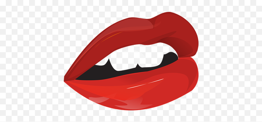 Free Kiss Lips Illustrations - Cartoon Mouth With Teeth Emoji,Lips Emoji
