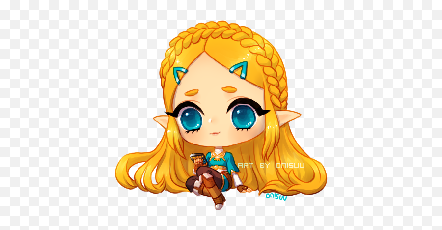 Aurelia22 - Princess Zelda Botw Chibi Emoji,Zelda Emoji