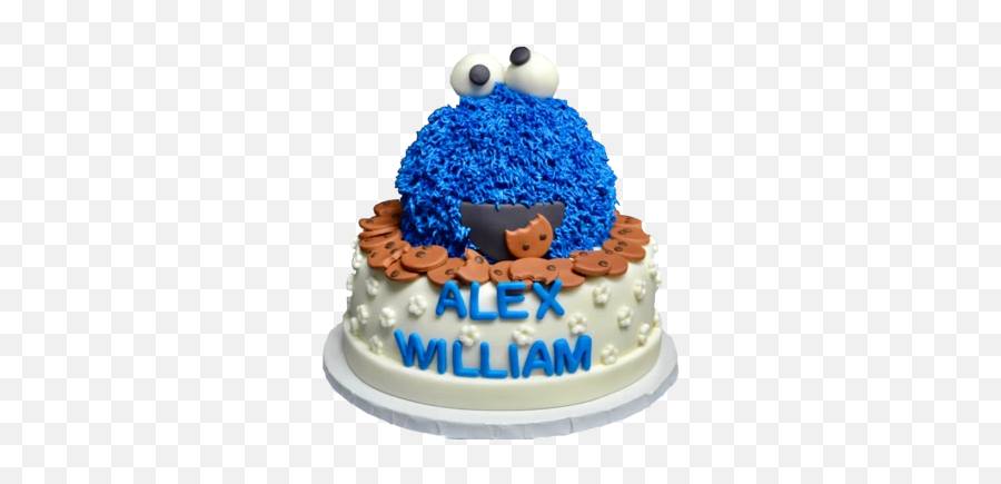 Cookie Monster Cake U2013 Sugar Street Boutique - Birthday Cake Emoji,Cookie Monster Emoji