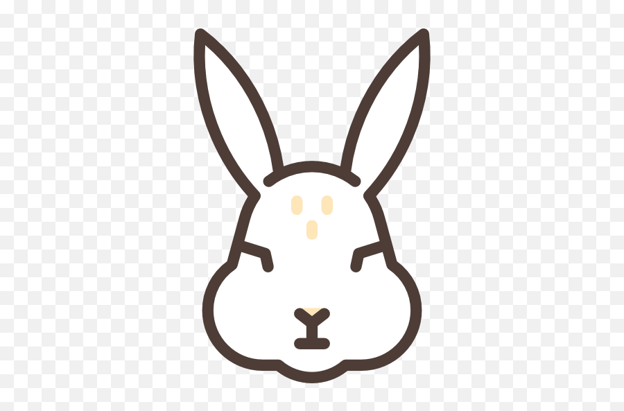 Rabbit Free Icon - Bunny Face Logo Emoji,Rabbit Emoticon