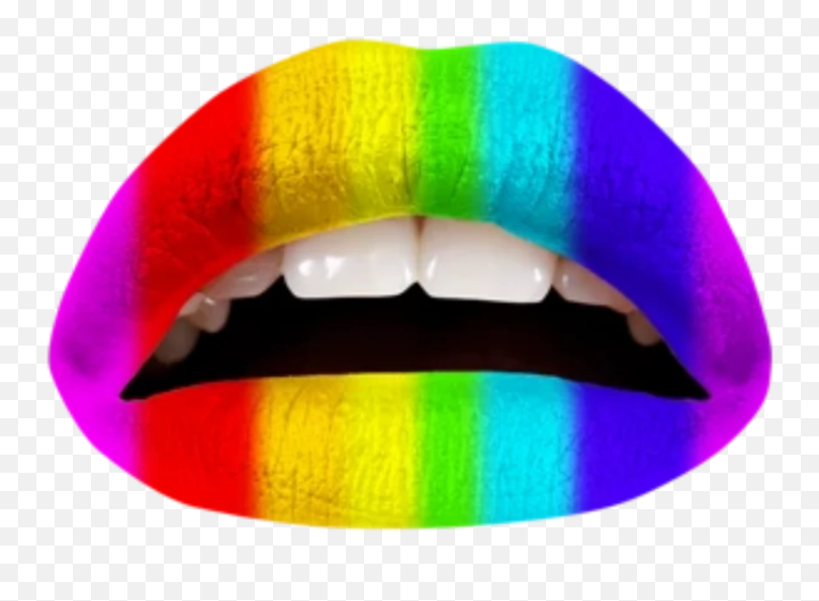 Violent Lips U2013 Violent Lips - Rainbow Lips Emoji,Violent Emojis