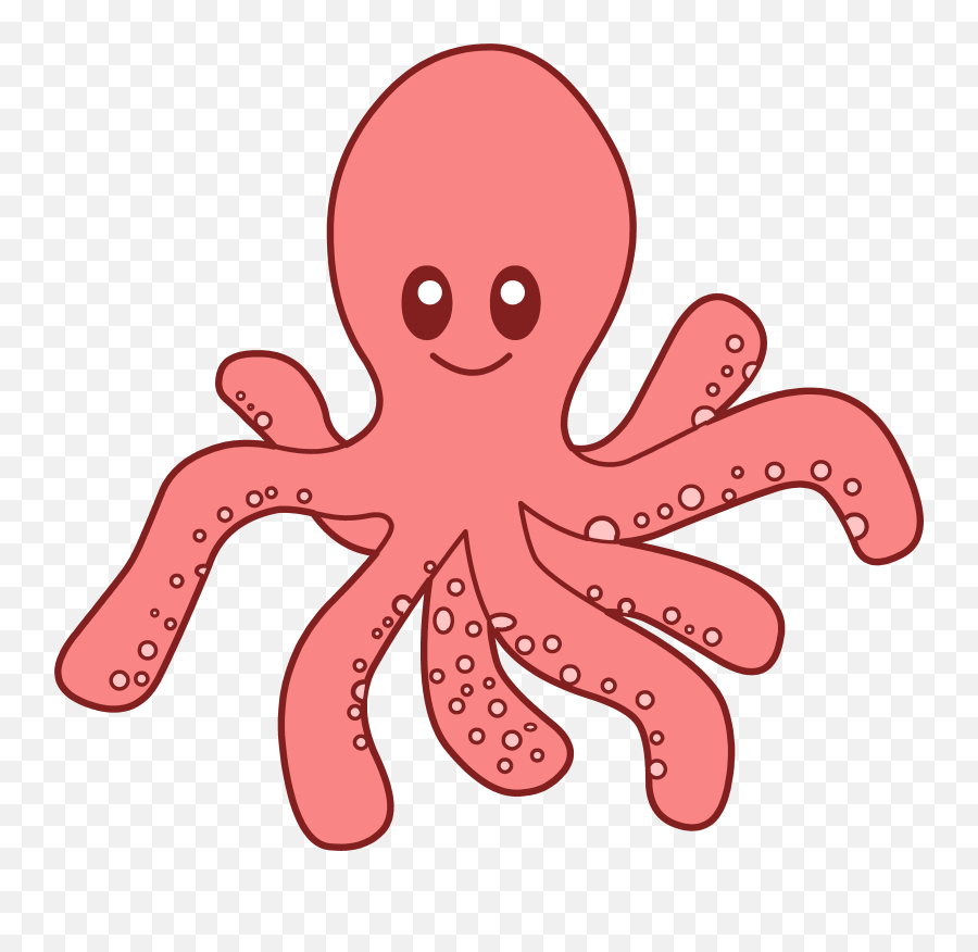 Free Octopus Cartoon Png Download Free Clip Art Free Clip - Animal Count And Clip Cards Emoji,Octopus Emoji