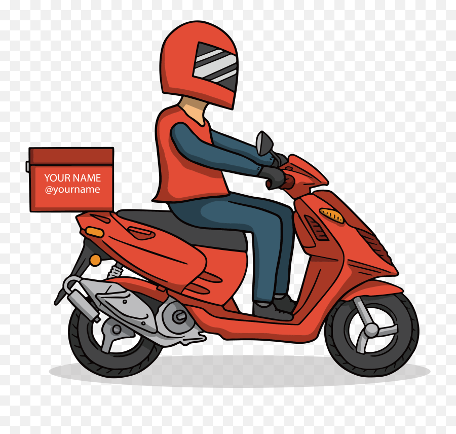 Scooter Vector Old Picture - Moped Riding Png Emoji,Scooter Emoji