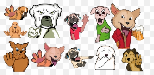 Descargar Dogs Chat Stickers para PC gratis - última versión Cartoon Emoji