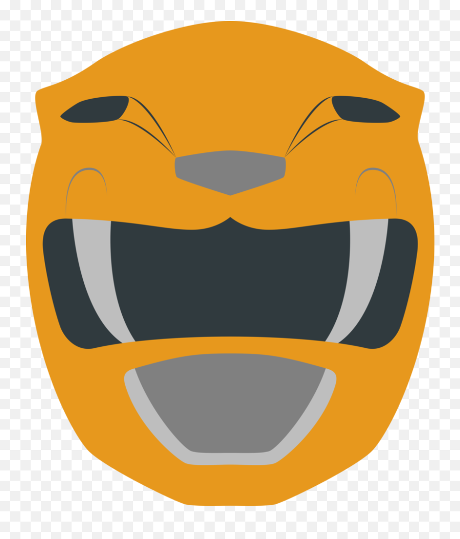 Download Yellow Ranger - Mmpr Power Ranger Helmets Hd Png Mmpr Power Ranger Helmets Emoji,Emoticon Helmet