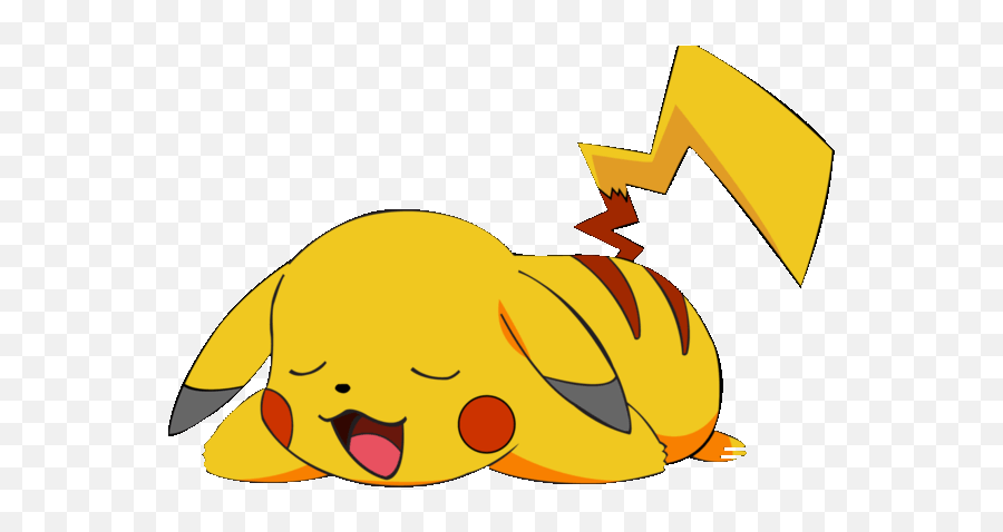 Dream To Wake Up To That Tbh Stickers - Pikachu Laying Down Png Emoji,Wake Up Emoji