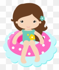 Disney Clipart Swimming Disney - Menina Pool Party Png Emoji,Emoji Pool Party
