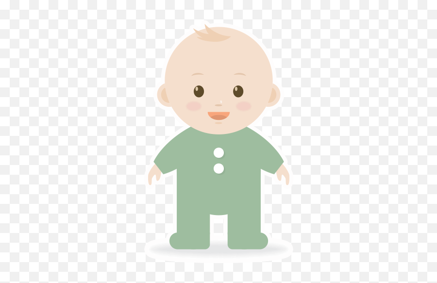 Small Kids Baby Boy Girl Sticker - Happy Emoji,Baby Boy Emoji