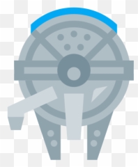 Star Wars Millenium Falcon Icon - Millennium Animation Transparent Backround Emoji
