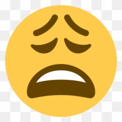 Weary Face - Weary Emoji Twitter,Reee Emoji
