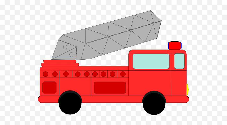 Fire Truck Clipart Kid 4 - Large Fire Truck Clip Art Emoji,Firetruck Emoji