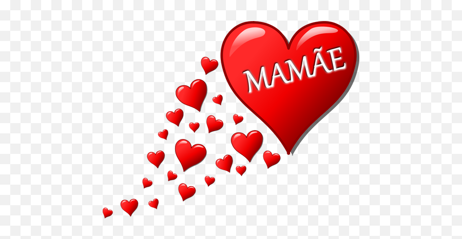 Mom In Portuguese Language Vector - Happy Valentines Day Emoji,Mother's Day Emojis