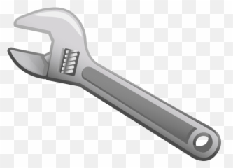 Wrench Hand Tool Adjustable Spanner Clip Art - Wrench Clip Art Emoji,Wrench Emoji