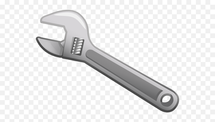 Wrench Hand Tool Adjustable Spanner Clip Art - Wrench Clip Art Emoji,Wrench Emoji