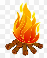 Image Fire Flame Emoji Gif - Bonfire Clipart Png