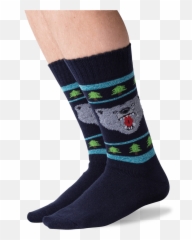 Mens Bear Crew Socks - Hockey Sock Emoji,Man Chicken Leg Emoji