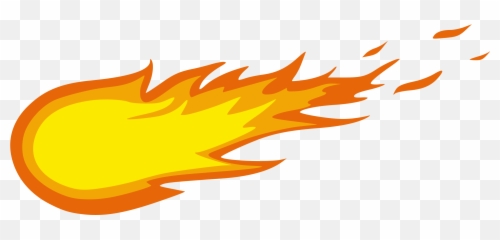 Flaming Soccer Ball Clipart - Meteor Clipart Emoji,Flames Emoji
