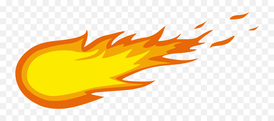 Flaming Soccer Ball Clipart - Meteor Clipart Emoji,Flames Emoji