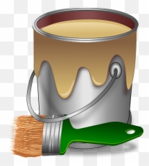 Paint Color Brush - Bucket And Png Emoji