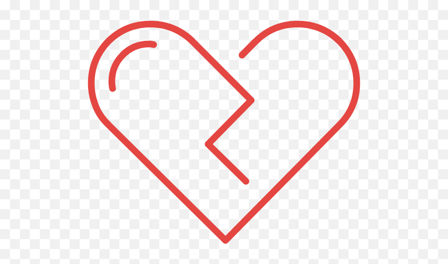 Broken Heart Icon - Heart Emoji,Three Leaf Clover Emoji
