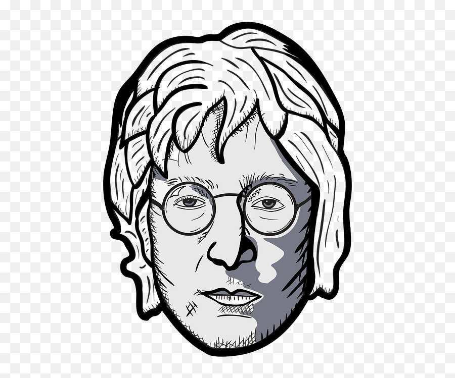 John Lennon The Beatles - Yellow Submarine Beatles Doodles Emoji,John Lennon Emoji