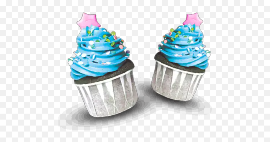 Food - Cupcakes Stickers Per Whatsapp Cupcake Emoji,Emoji Cupcakes