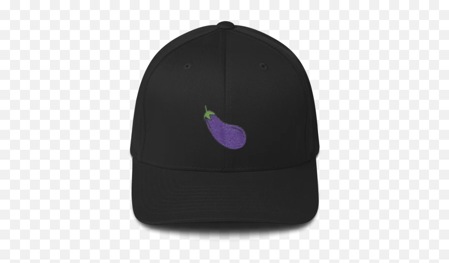 Eggplant Emoji - Baseball Cap,Baseball Hat Emoji