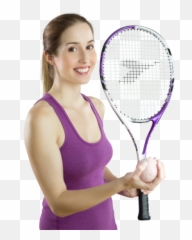 Racket Png And Vectors For Free - Woman With Tennis Emoji