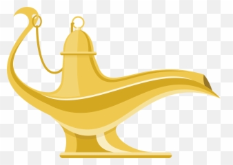 Disney Genie Lamp Clipart - Aladdin Png Emoji