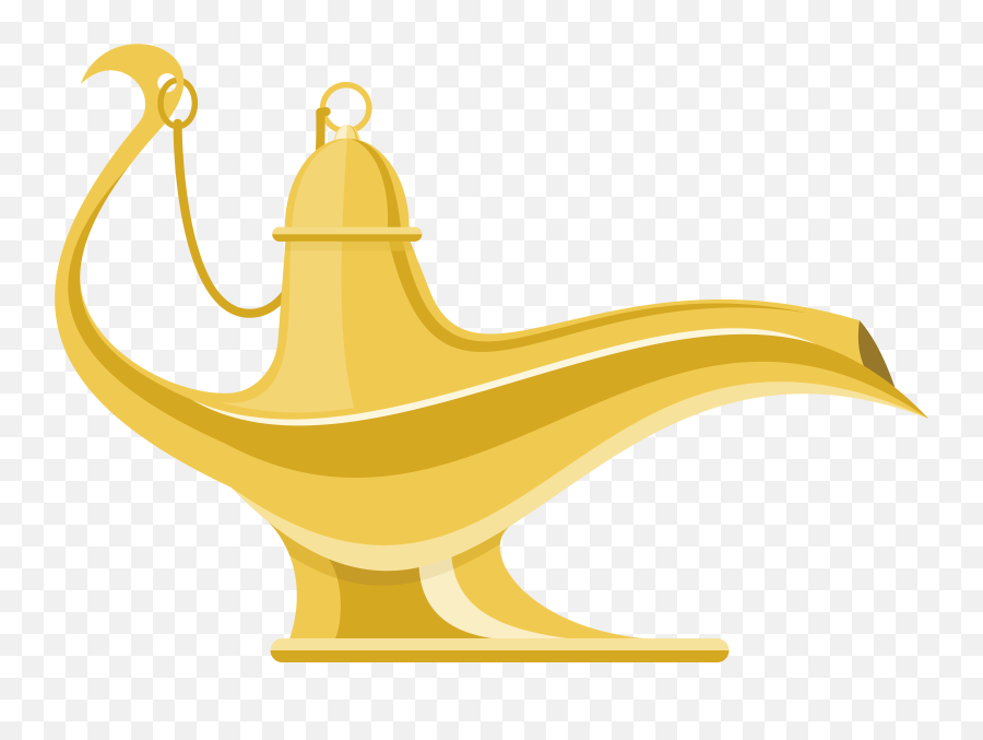 Disney Genie Lamp Clipart - Genie Aladdin Lamp Png Emoji,Magic Lamp Emoji