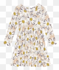 Tagged Peanut Dress - Posh Peanut Maxine Long Sleeve Twirl Dress Emoji,Emoji Dress For Kids