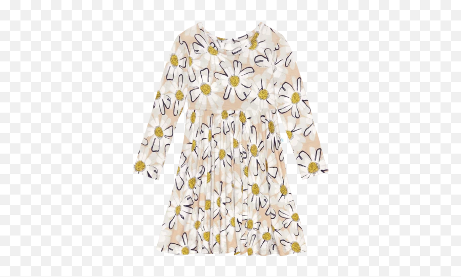 Tagged Peanut Dress - Posh Peanut Maxine Long Sleeve Twirl Dress Emoji,Emoji Dress For Kids