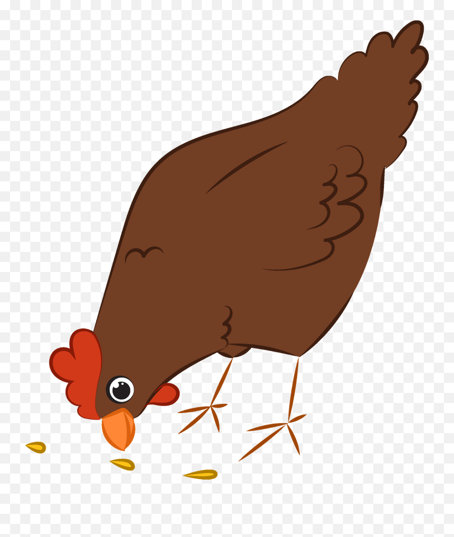 Chicken Clipart - Brown Chickens Clipart Png Emoji,Party And Chicken Emoji