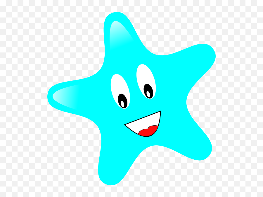 Library Of Clip Library Stock Smiley Star Png Files - Blue Smiley Star Png Emoji,Star Face Emoji
