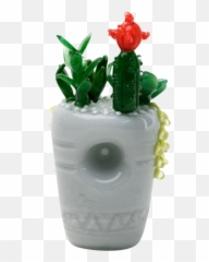 Empire Glassworks Succulents Hand Pipe - Cylinder Emoji,Succulent Emoji