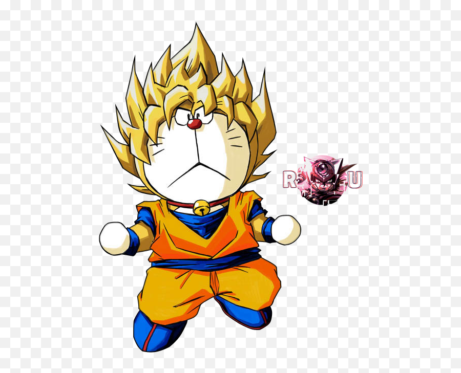 Doraemon Dragon Ball Z - Doraemon Dragon Ball Emoji,Doraemon Emoji