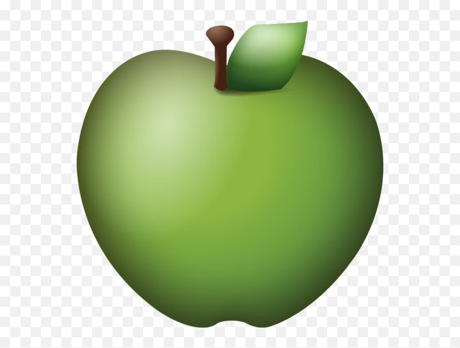 Green Apple Emoji - Green Apple Emoji Png,Green Emoji