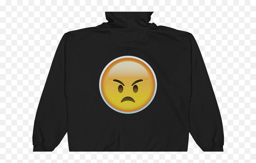 Emoji Zip Hoodie Angry Face Just Emoji - Smiley,Hoodie Emoji