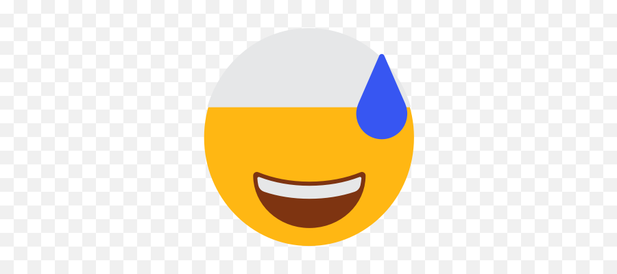 Cap Cold Sweat Emoji Face Islam Laugh Face Muslim Icon - Smiley,Sweat Emoji