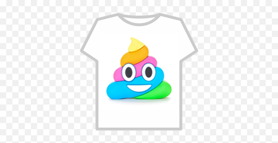 Colourful Poop Emoji - Rainbow Poop Emoji Clipart,Ramen Emoji