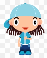 Comic Cap Kid - Knock Joke Clipart Emoji