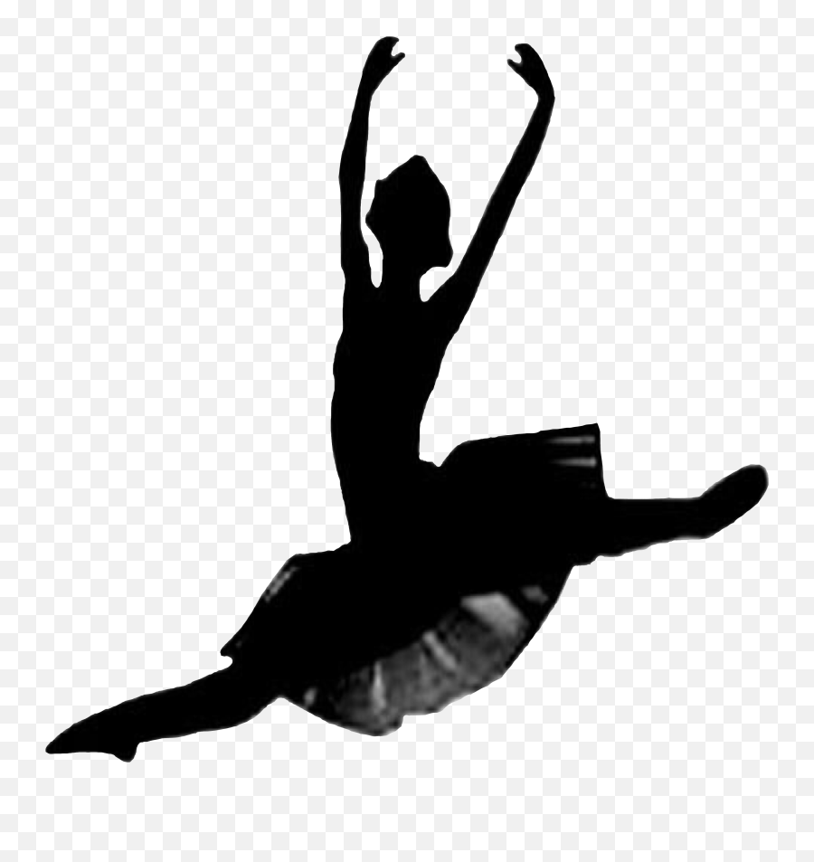 Ballerina Dancer Dancing Ballet Black - Shadow Of A Dancer Emoji,Black Dancing Emoji