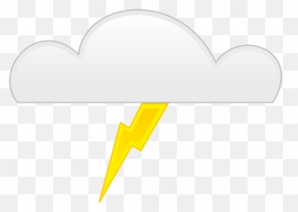Free Thunderstorm Lightning Vectors - Cartoon Emoji