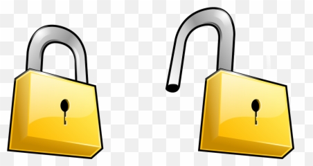 Lock Security Key Unlock Privacy - Clip Art Emoji