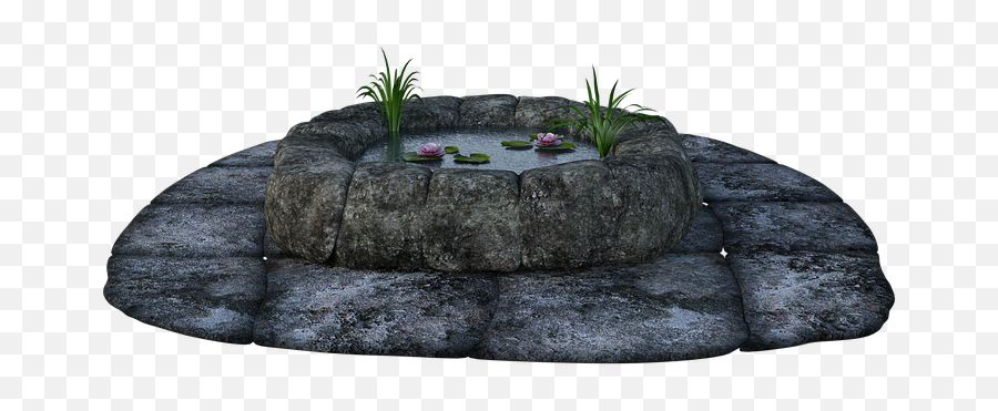 Stone Pond Grass - Outcrop Emoji,Wishing Well Emoji
