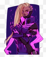 Sombra Reminds Me Of - Sombra Overwatch Augmented Skin Emoji,Sombra Emoji