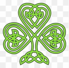 Shamrock Celtic Plant Clover Trefoil - Celtic Shamrock Transparent Emoji,Three Leaf Clover Emoji