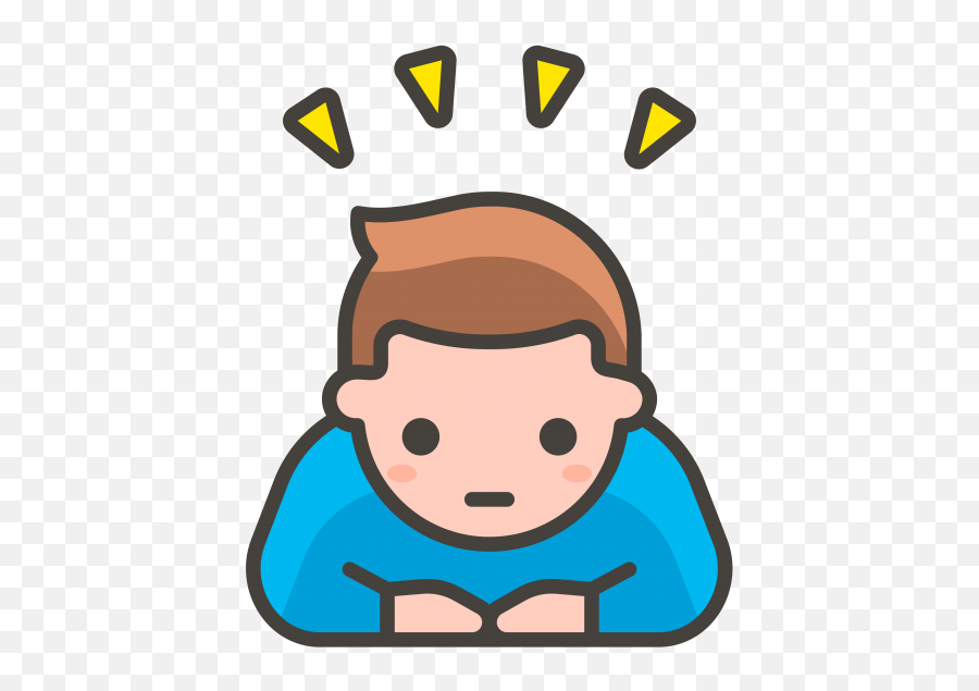 Download Man Bowing Emoji - Bowing Icon,Moon And Man Emoji