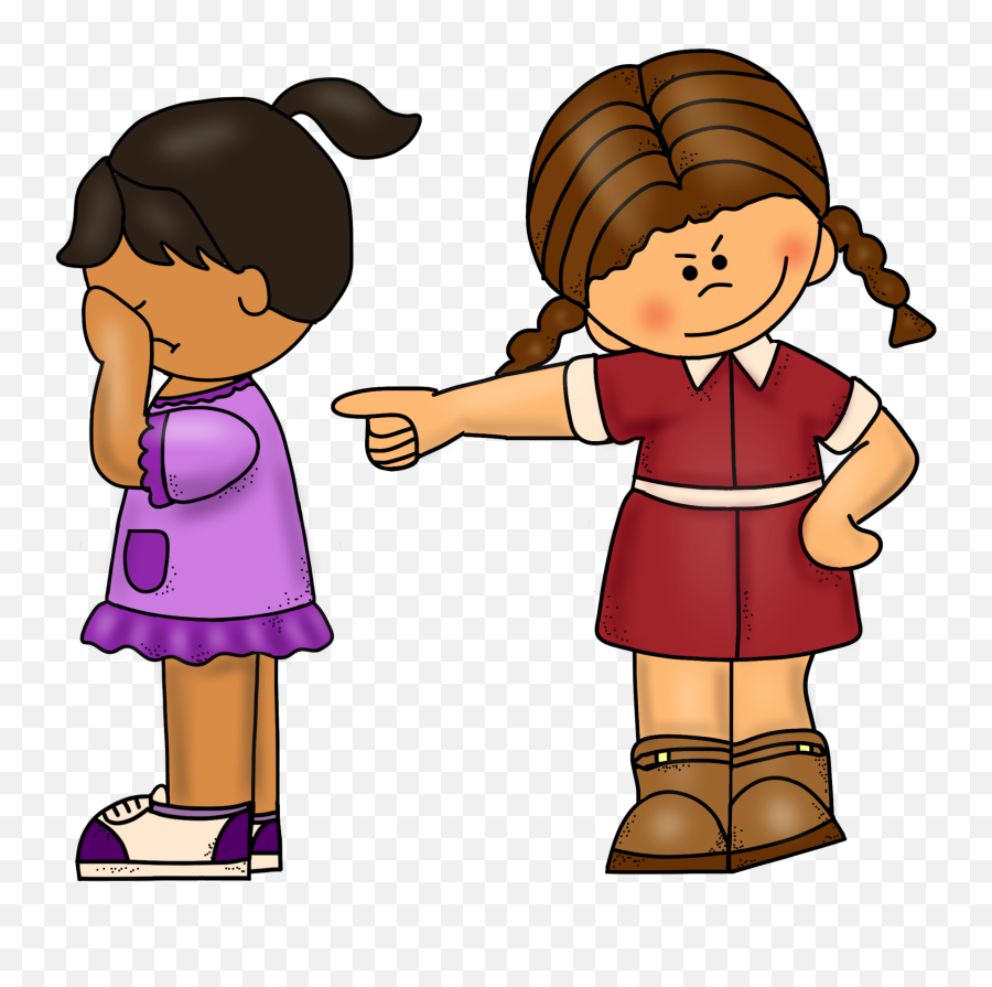 Girl Standing Up For Bully Cliparts - Girl Bully Clipart Emoji,Stand Up Emoji